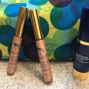 2 Senegence pearlizer foundation, mini-testers NEW